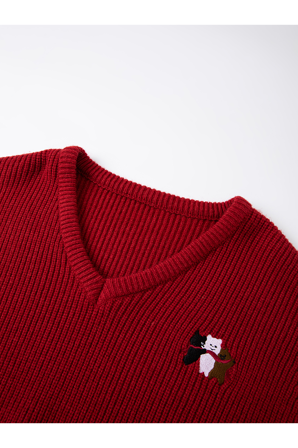 Oversized Wool-Blend Sweater with Animal Motif-VIMLYSTORE