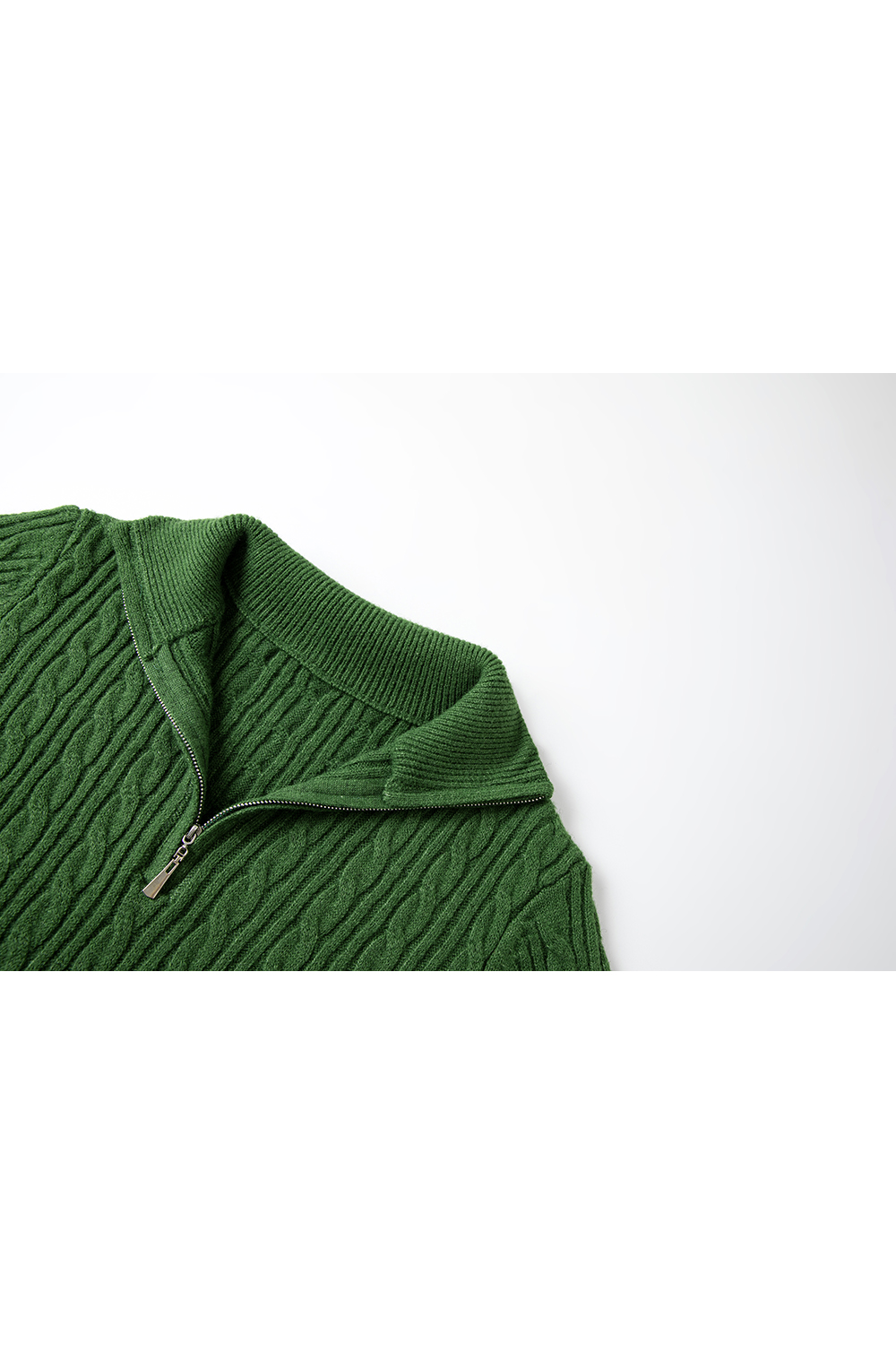 Lapel long sleeve knitted sweater-VIMLYSTORE