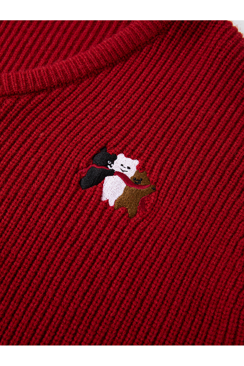 Oversized Wool-Blend Sweater with Animal Motif-VIMLYSTORE