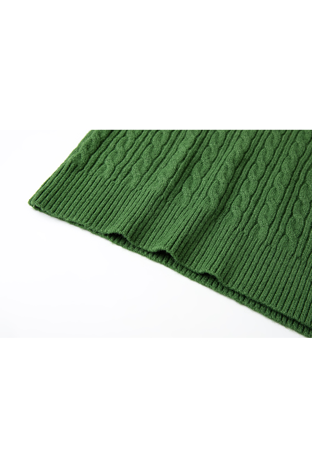 Lapel long sleeve knitted sweater-VIMLYSTORE