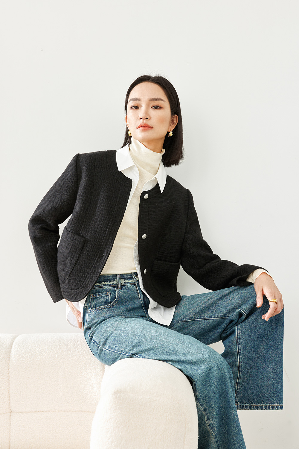 Thick warm casual jacket