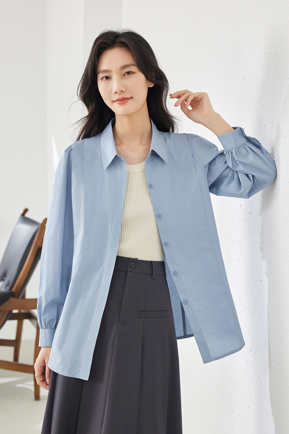 Pure Cotton Business Commute Shirt