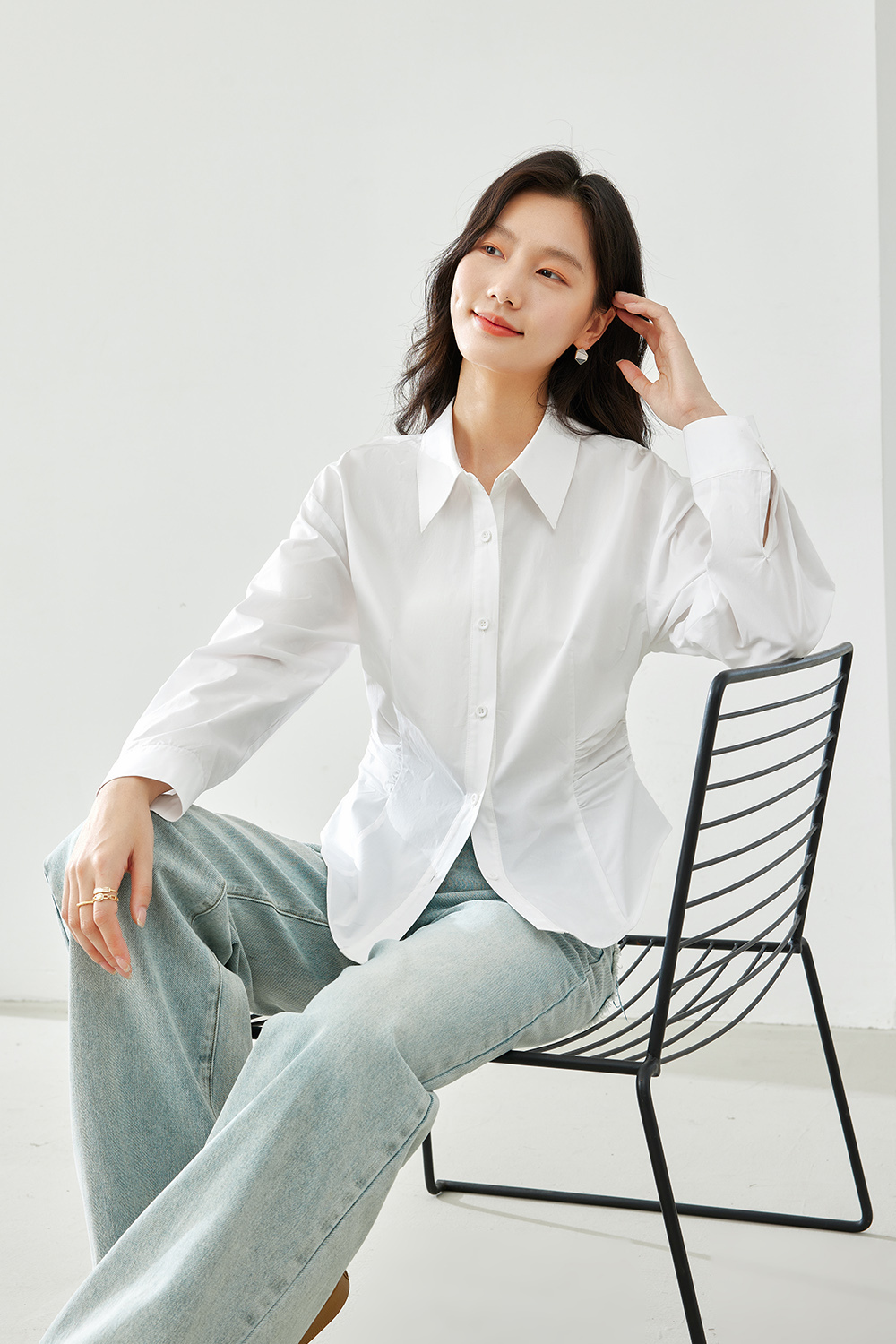 pure cotton waist shirt