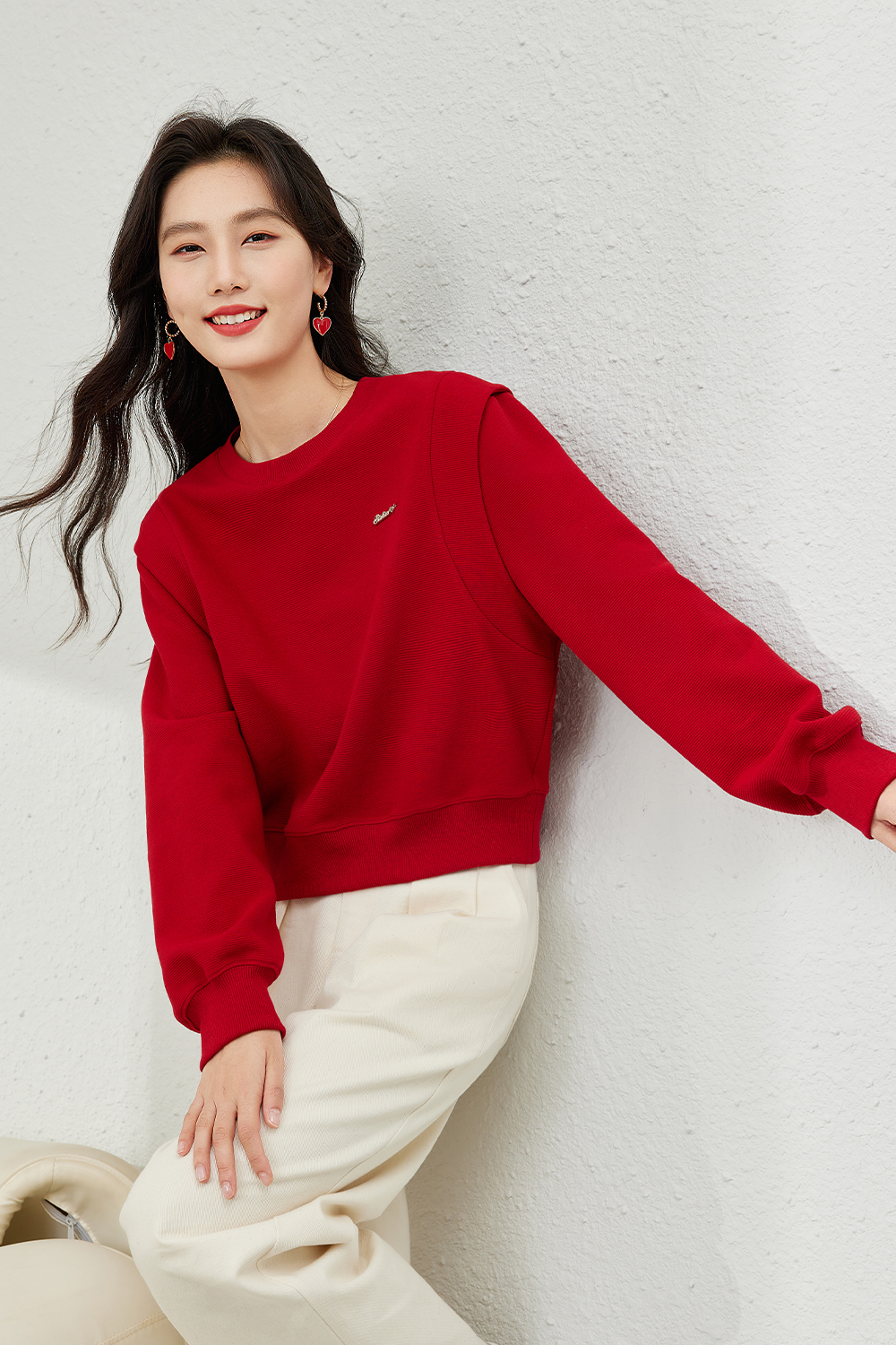 Solid color short tops-VIMLYSTORE