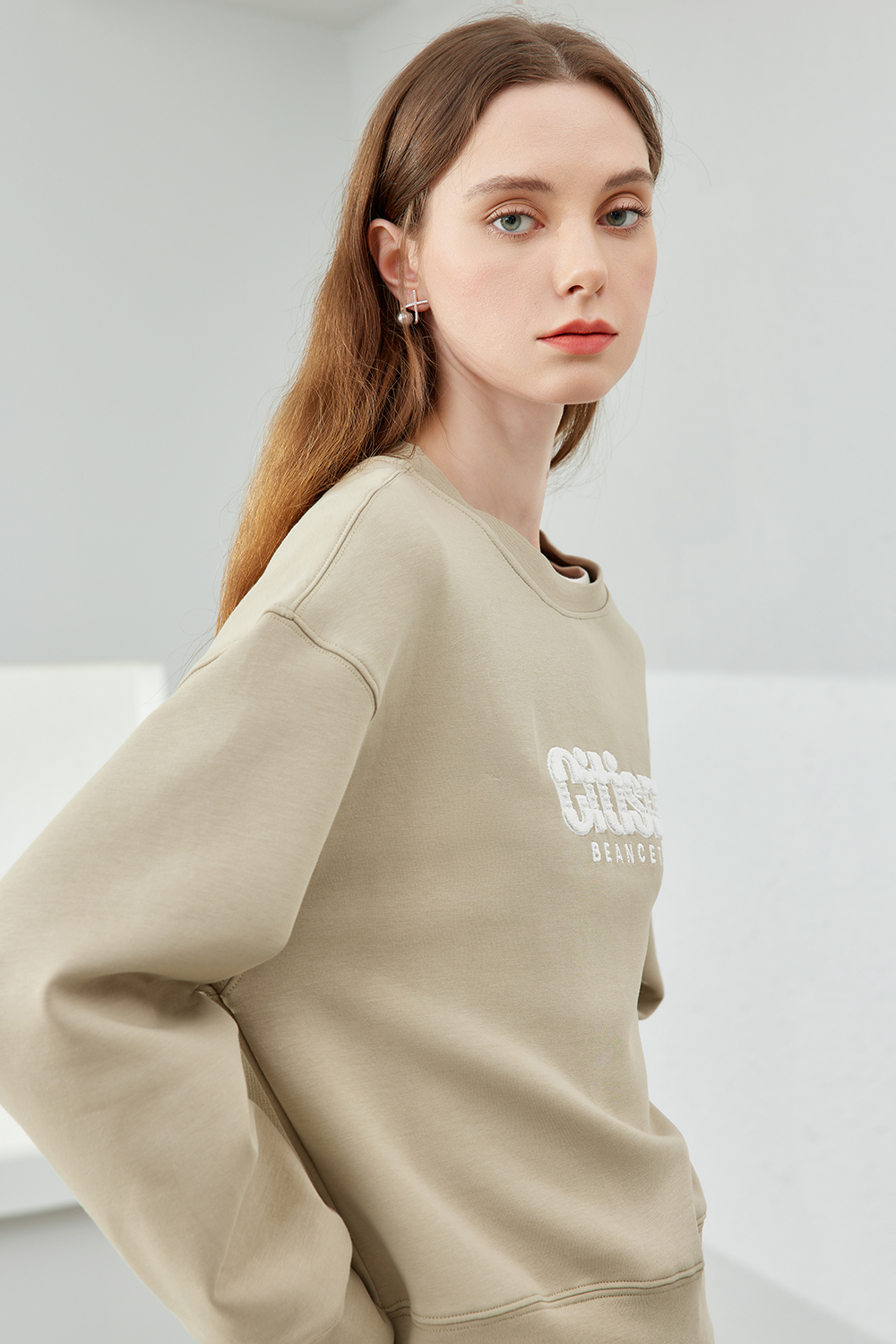 beaded embroidered sweatshirt-VIMLYSTORE