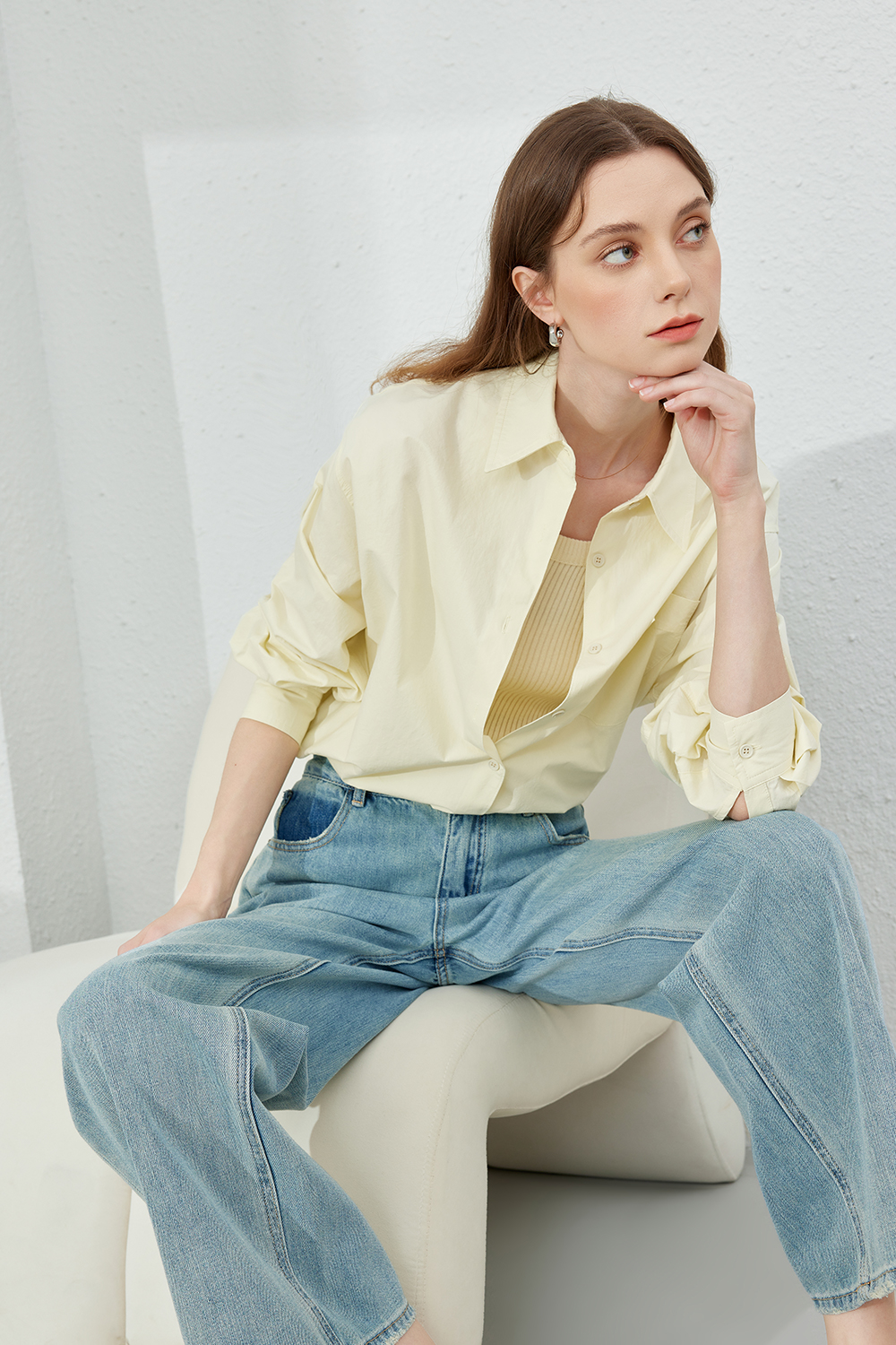 Pure Cotton Fresh Style Shirt