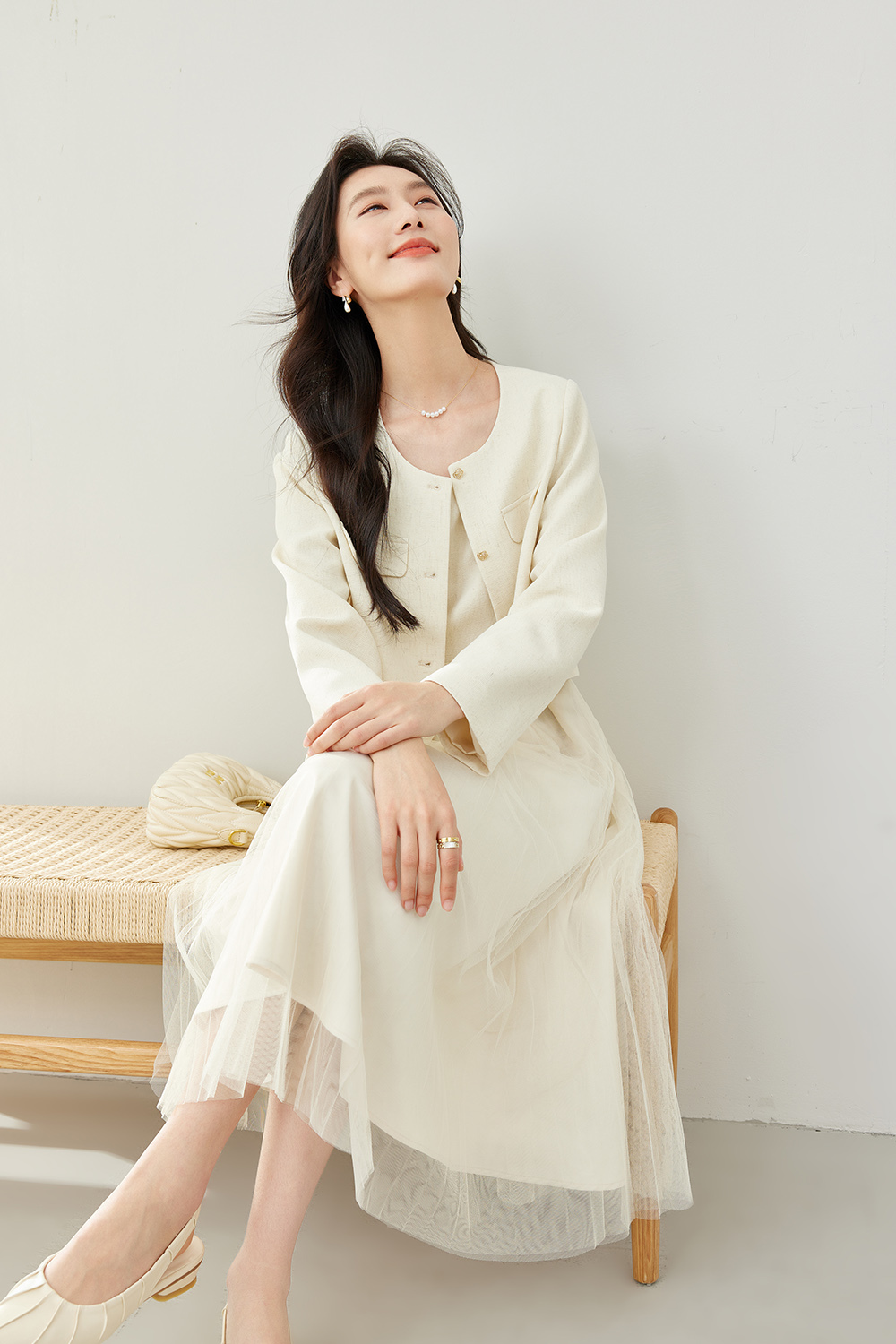 Mesh Dress Suit