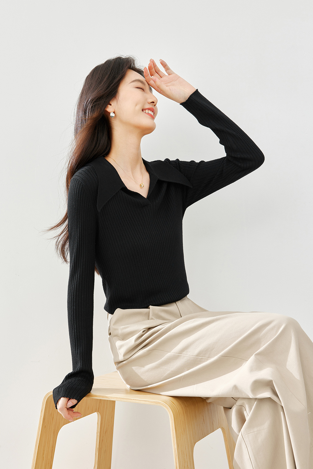 Slimming V-Neck Sweater