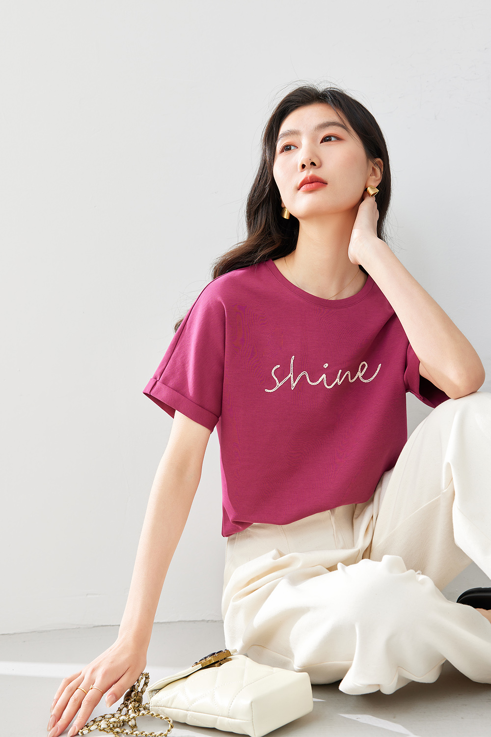 Simple Letter T-Shirt