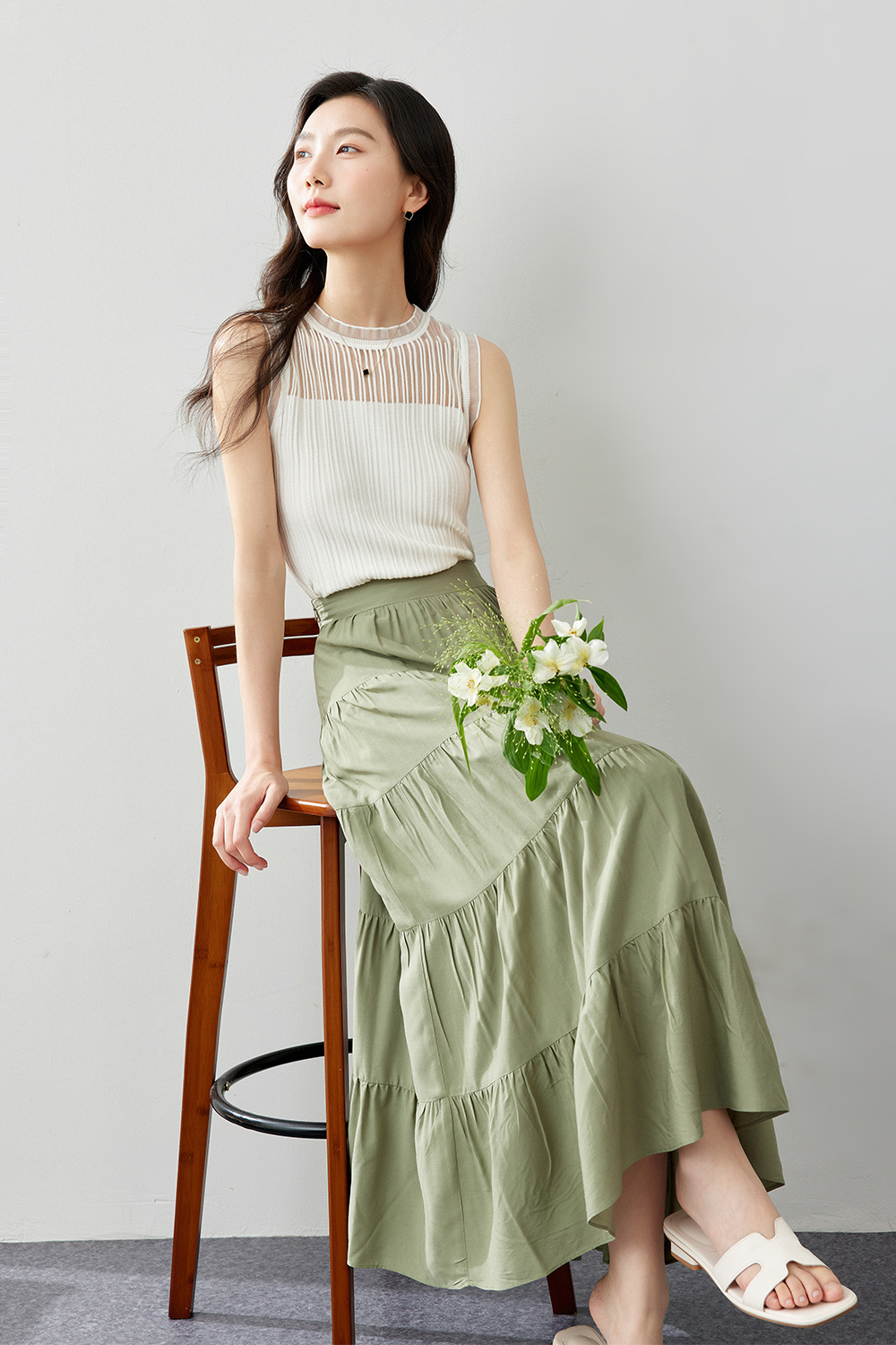 Loose A-Line Cake Skirt
