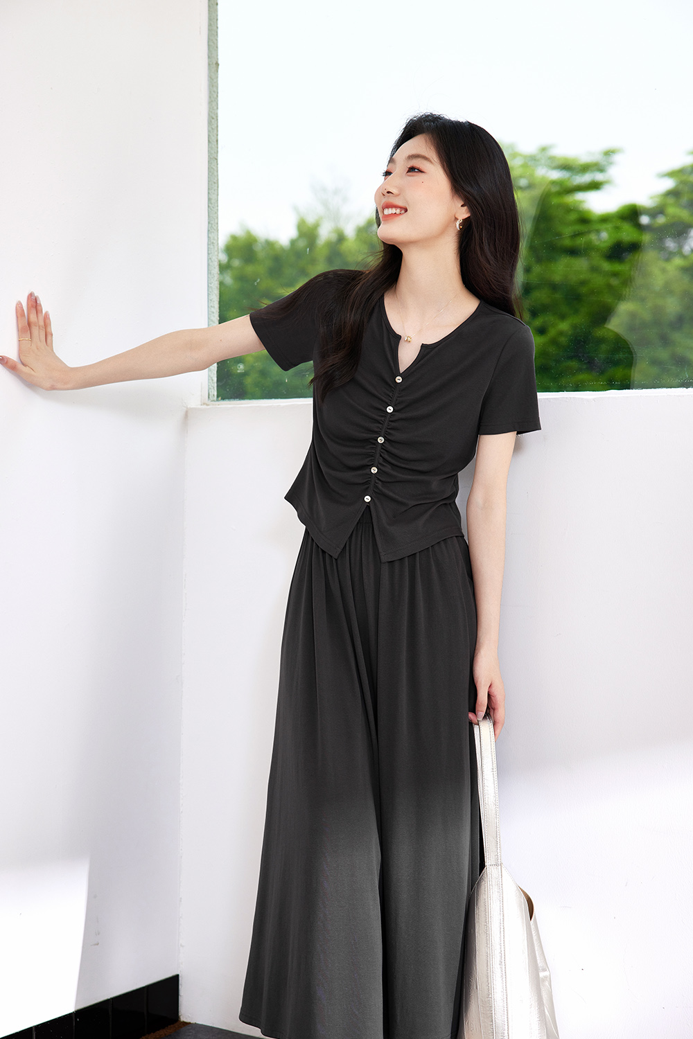 （暂无定价）Fashion Temperament Umbrella Skirt Suit
