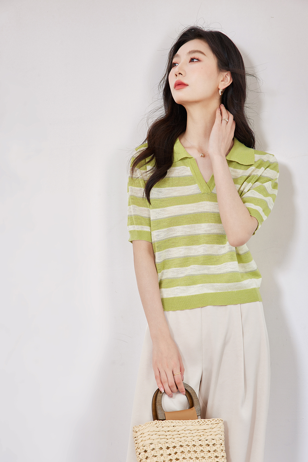 Small Zigzag Striped Sweater