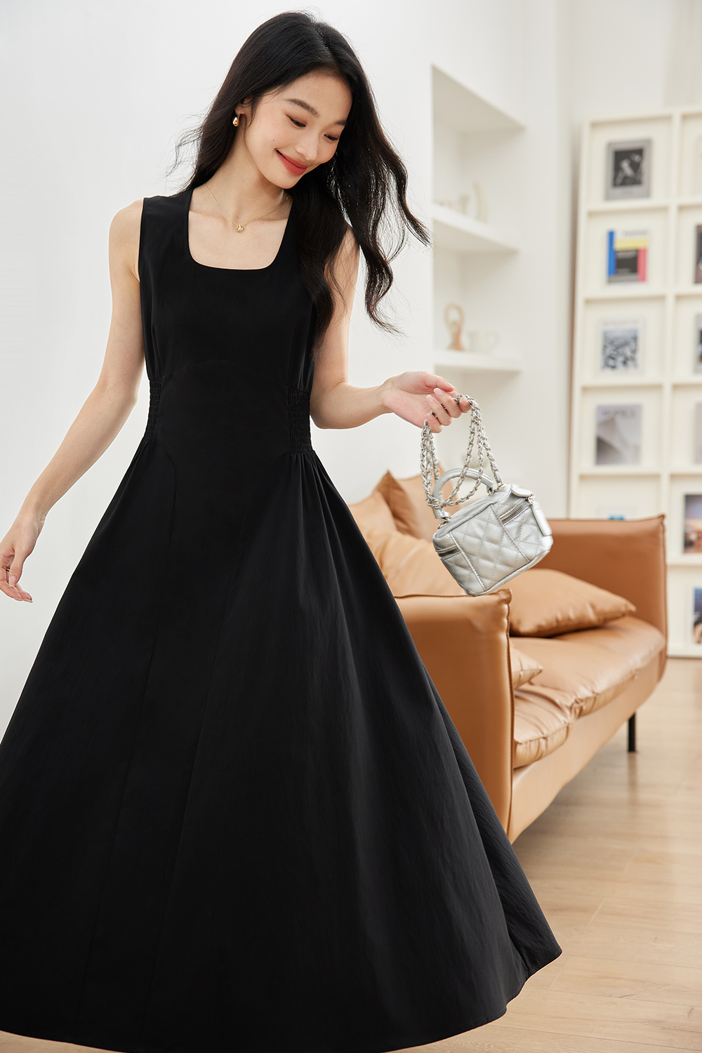 Elegant Sleeveless Vest Dress