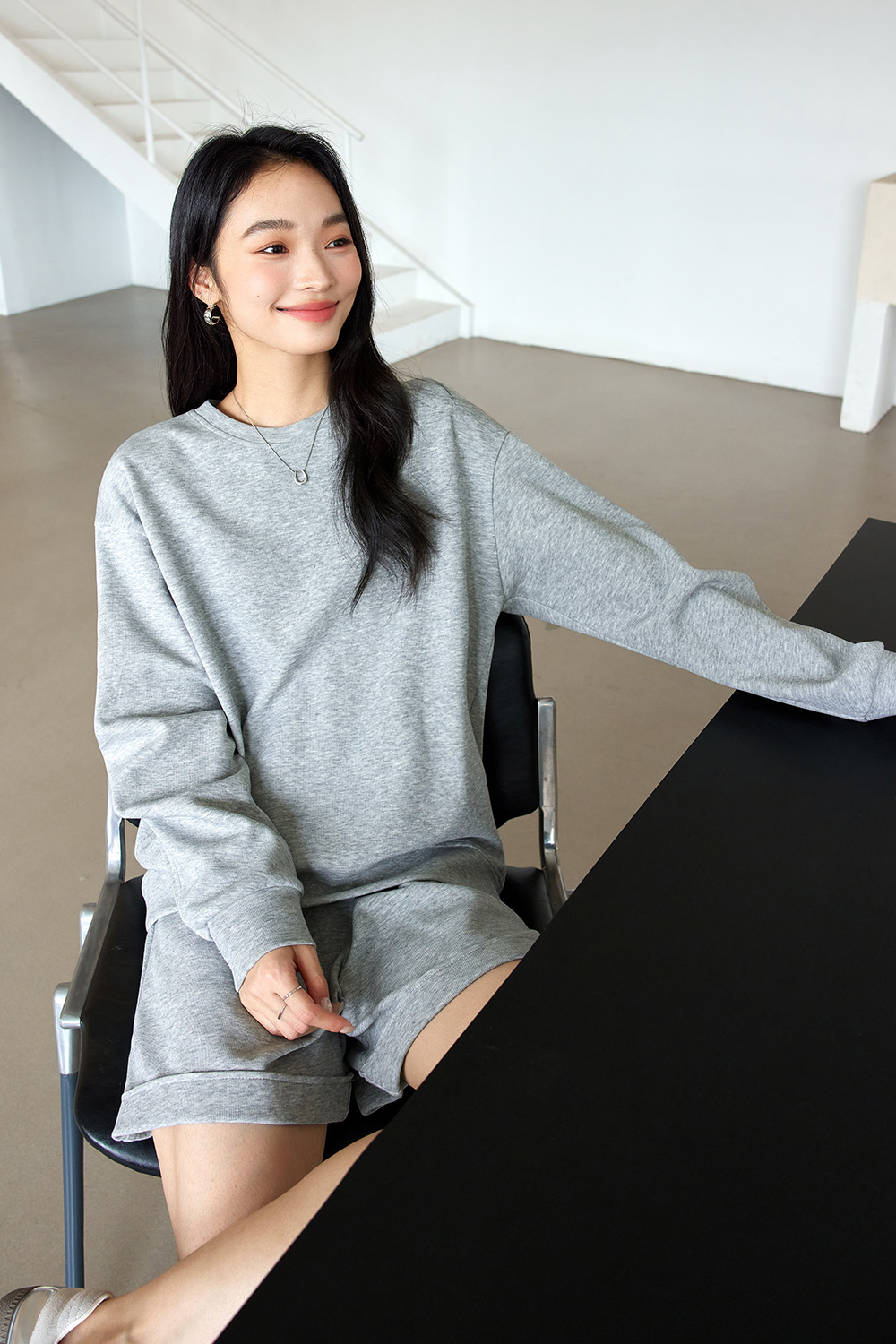 Casual Commuter Sweatshirt Set