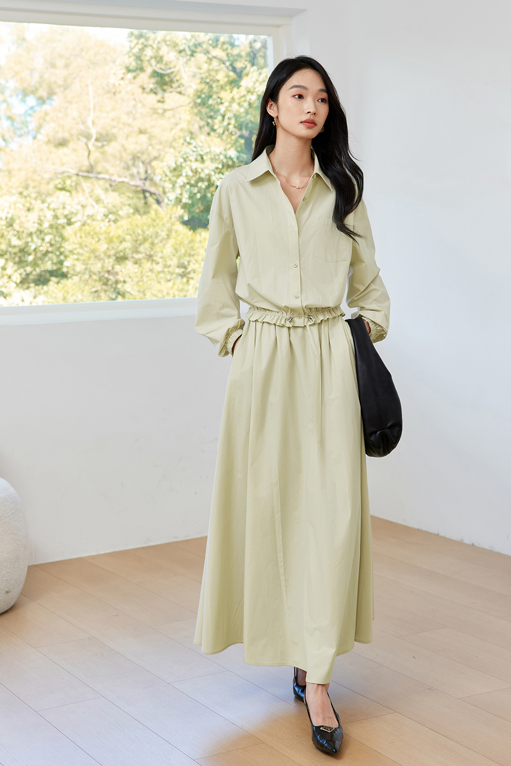 Pure Cotton Commuter Shirt Set