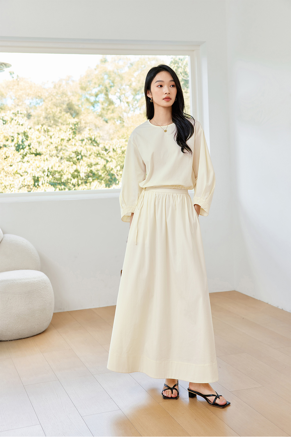 Solid Color Salt Style Two-Piece Set