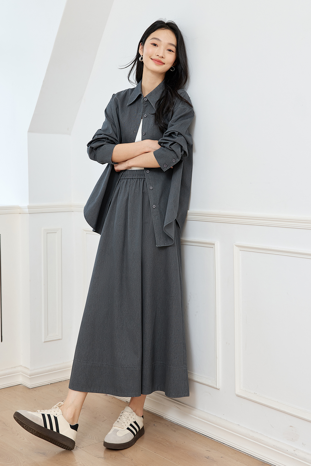 Leisure High-End Pure Cotton Suit