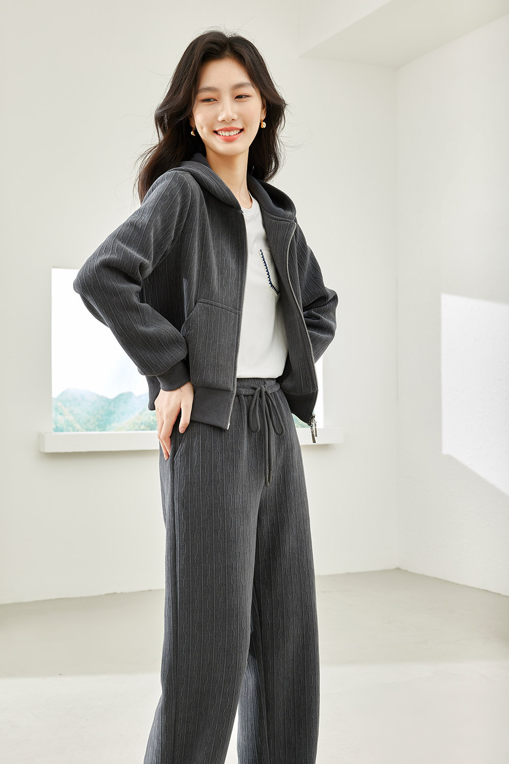 Thick Casual Two-Piece Set