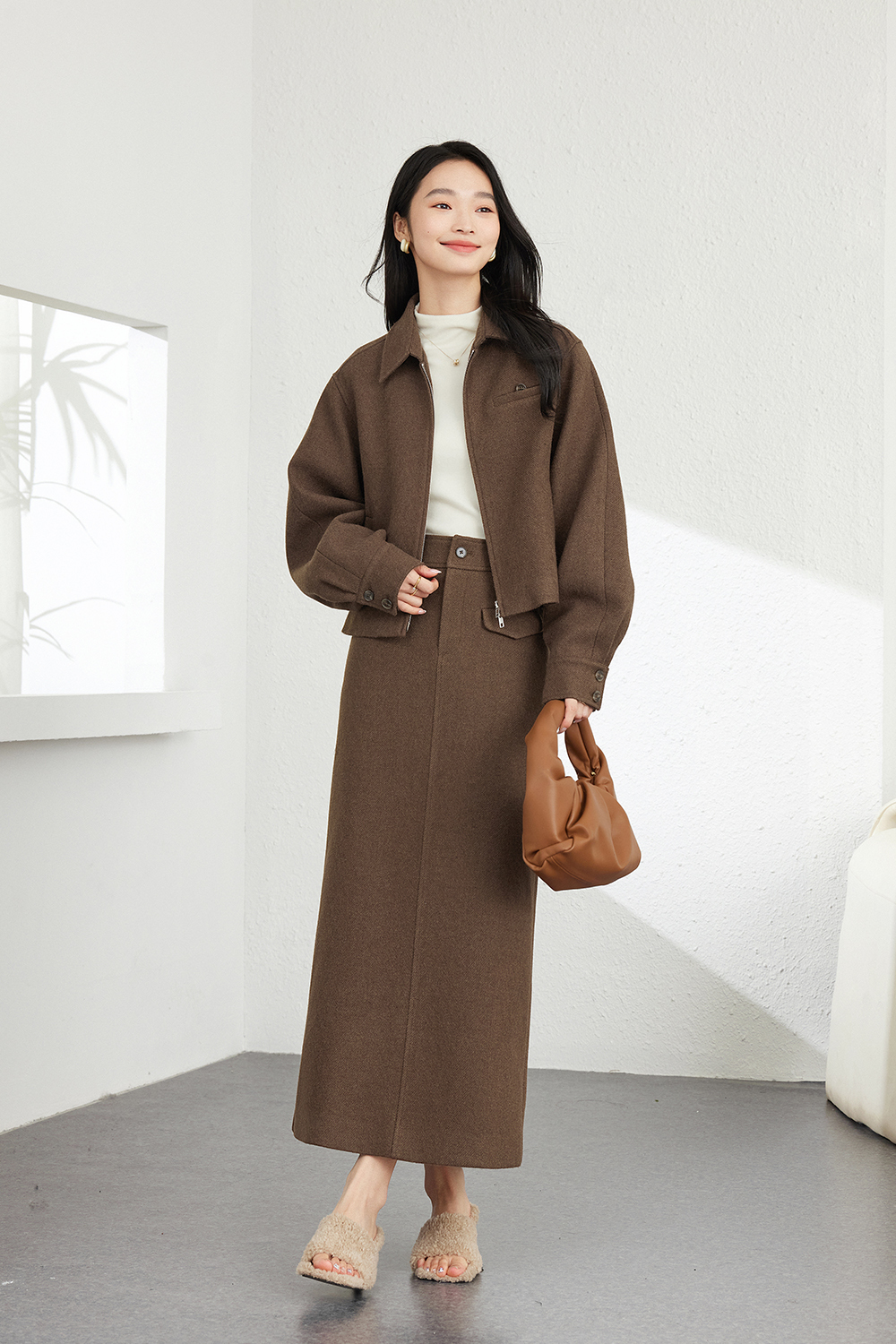 Thickened Quilted Cotton Fashionable Suit