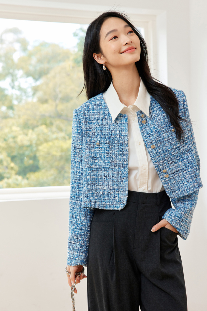 French Tweed Short Jacket