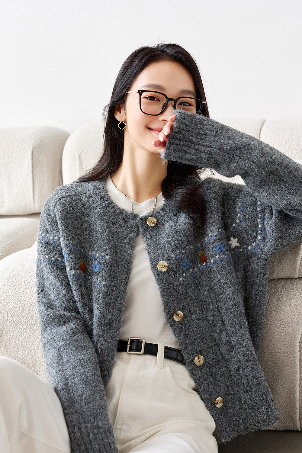 Soft And Loose Knitted Cardigan-VIMLYSTORE