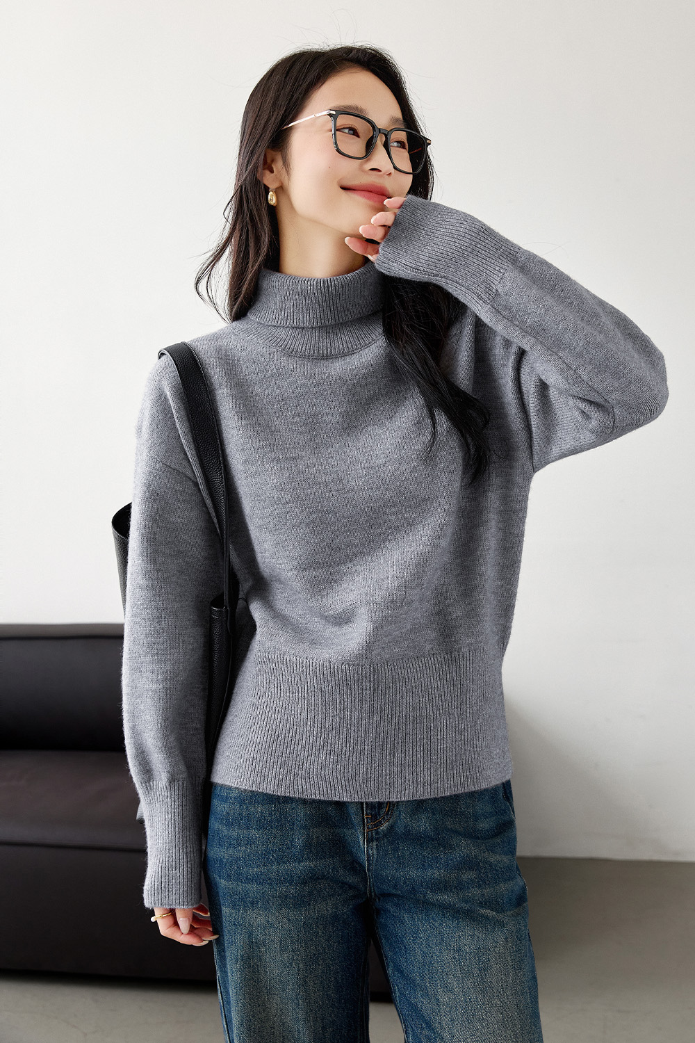 Lazystyle Warm Knitted Sweater-VIMLYSTORE