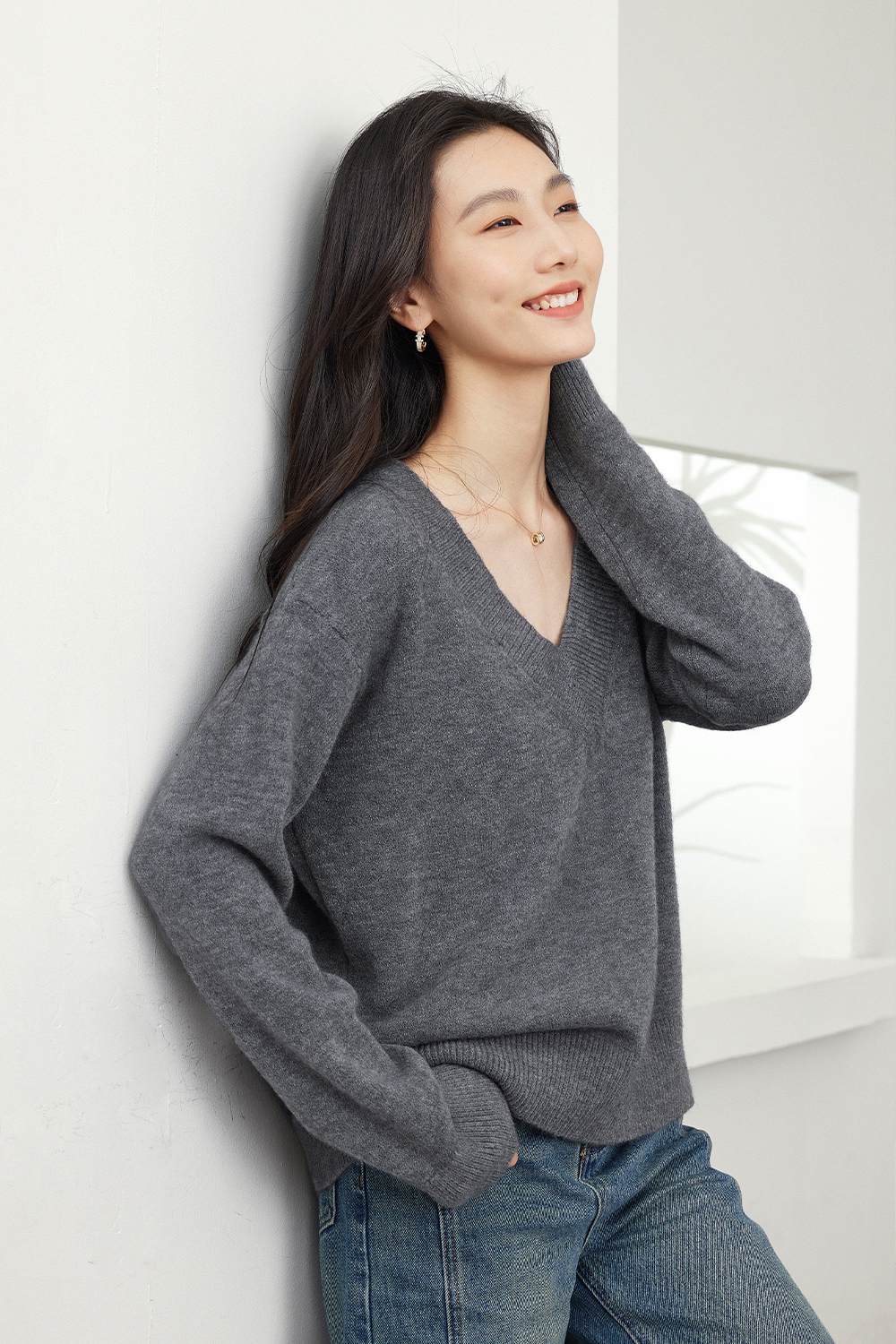 Lazy Style Soft Knit Sweater-VIMLYSTORE