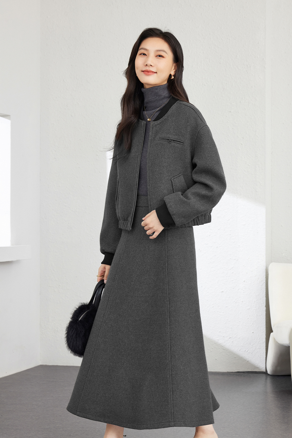 Modern Sports Gray Suit-VIMLYSTORE