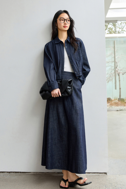 Pure Cotton Casual Denim Set