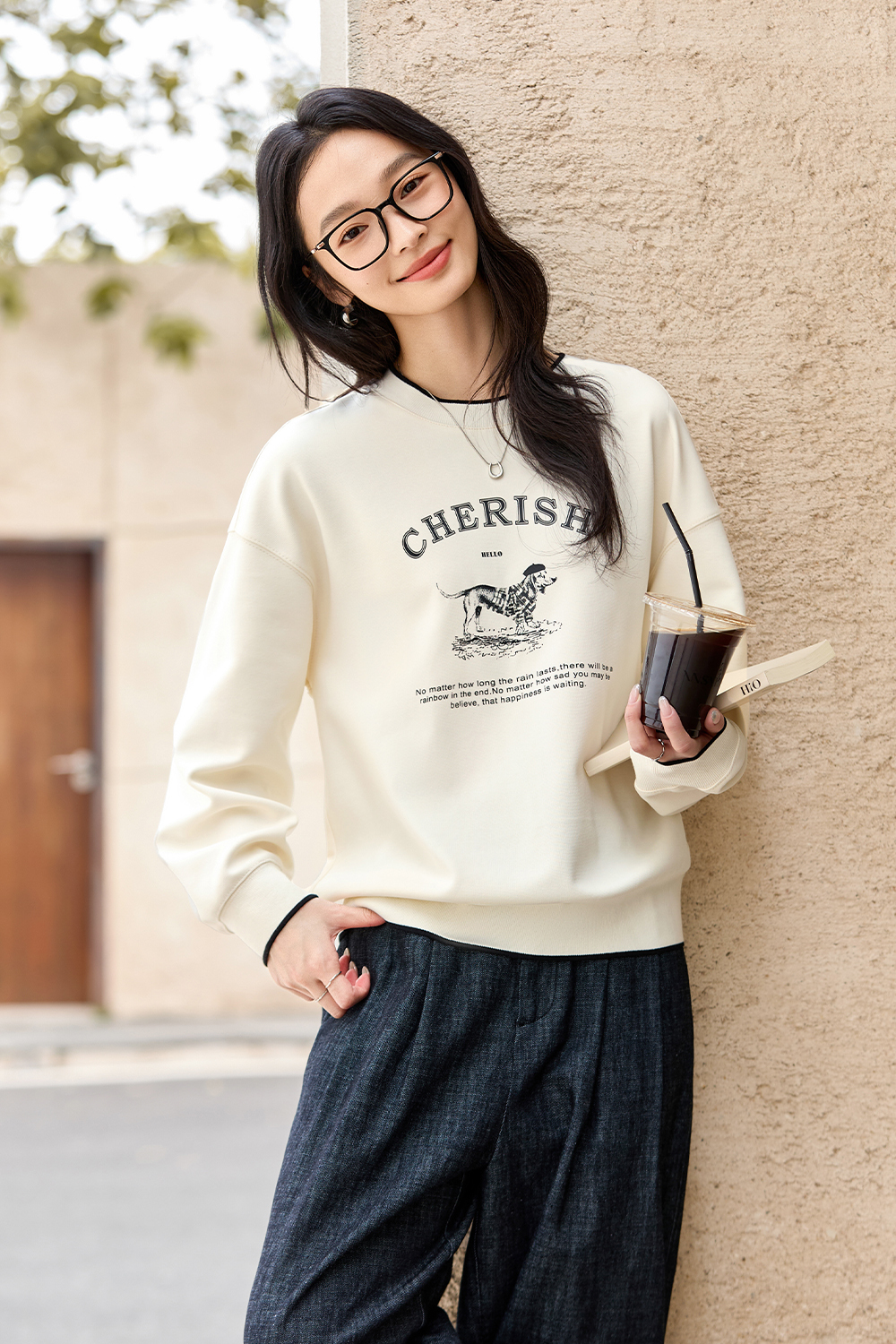 Cotton-spun Dog Printed Sports Shirt
