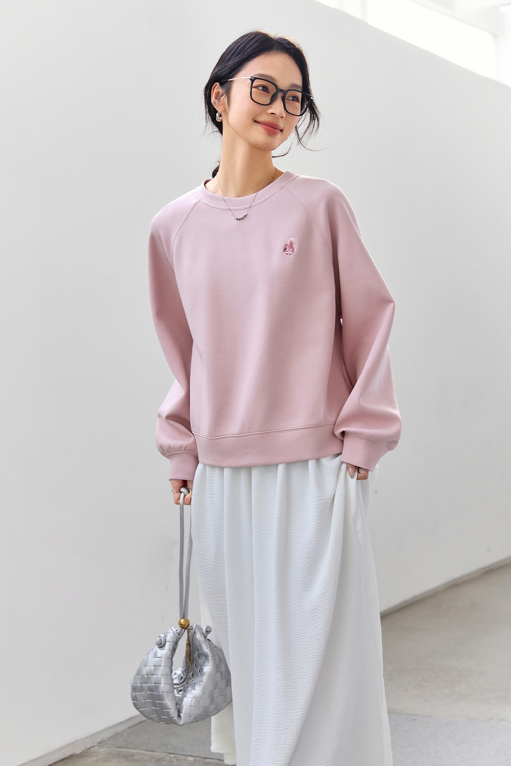 Breathable Texture Sweatshirt-VIMLYSTORE