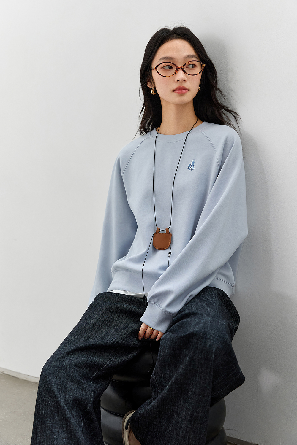 Breathable Texture Sweatshirt-VIMLYSTORE