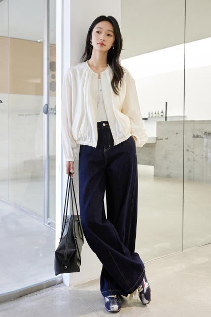 High Cotton Denim Banana Pants