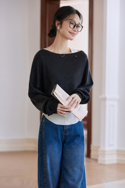 Layered Contrasting Two-Piece Suit