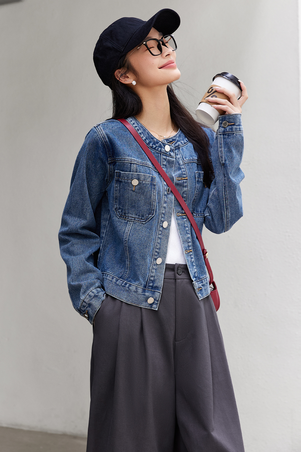 Classic High Cotton Denim Jacket