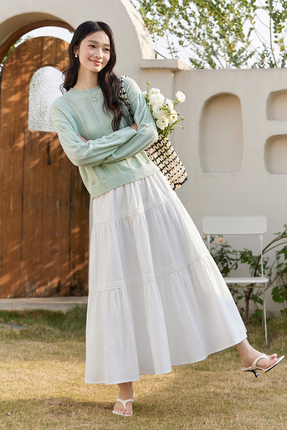 Small Hollow-out Knitwear
