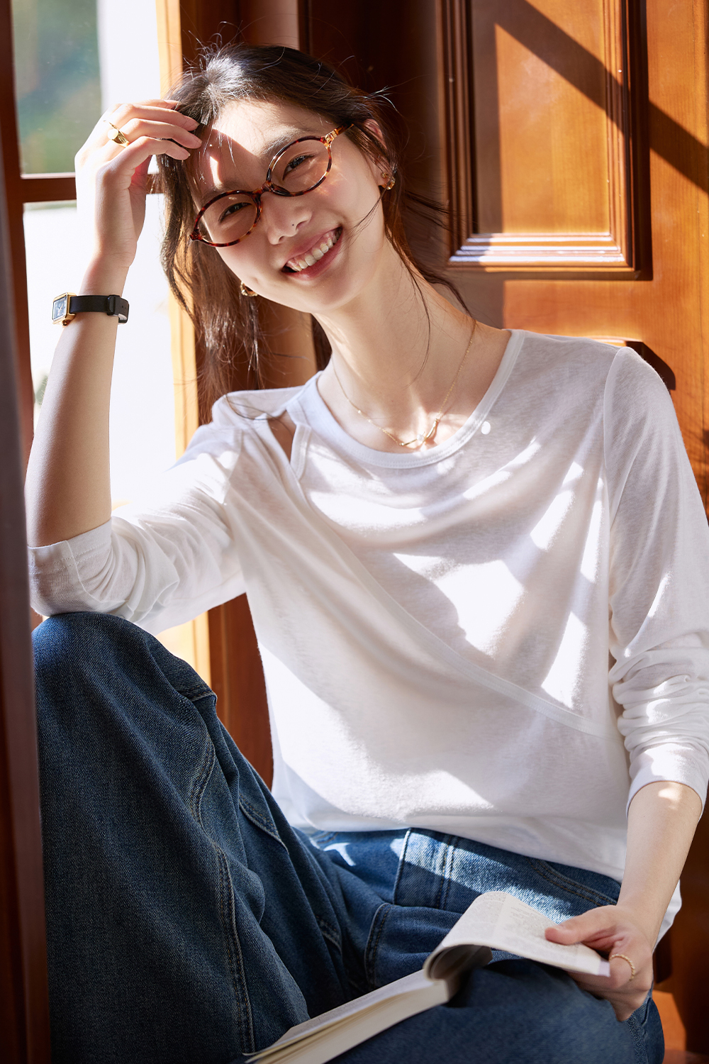 Creative Diagonal Casual T-Shirt