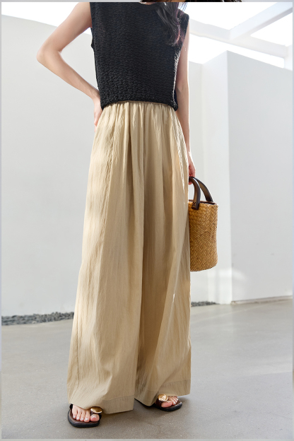 Loose Casual Wide-Leg Pants