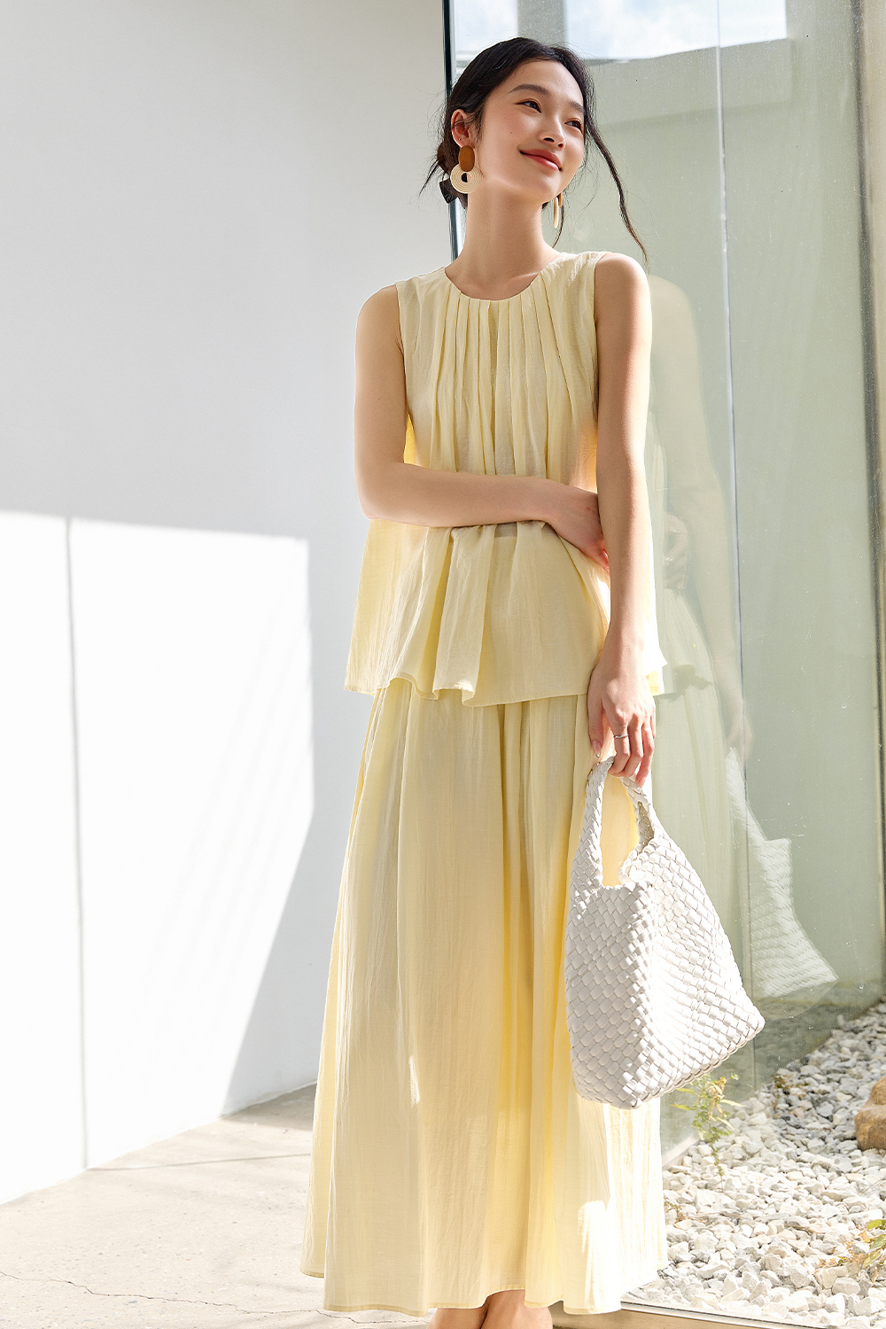 Simple Drape Casual Suit-VIMLYSTORE