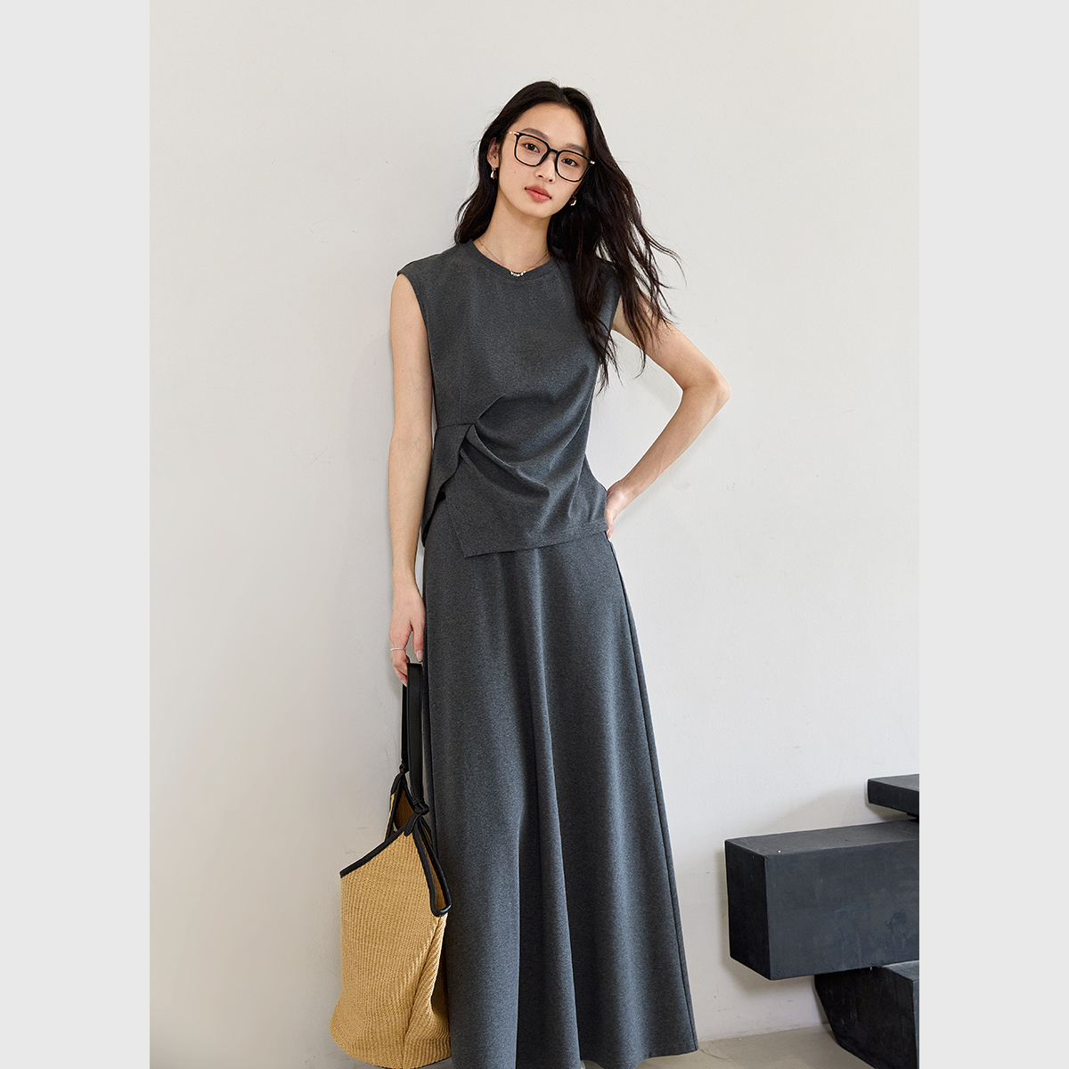 Slit Loose Casual Suit