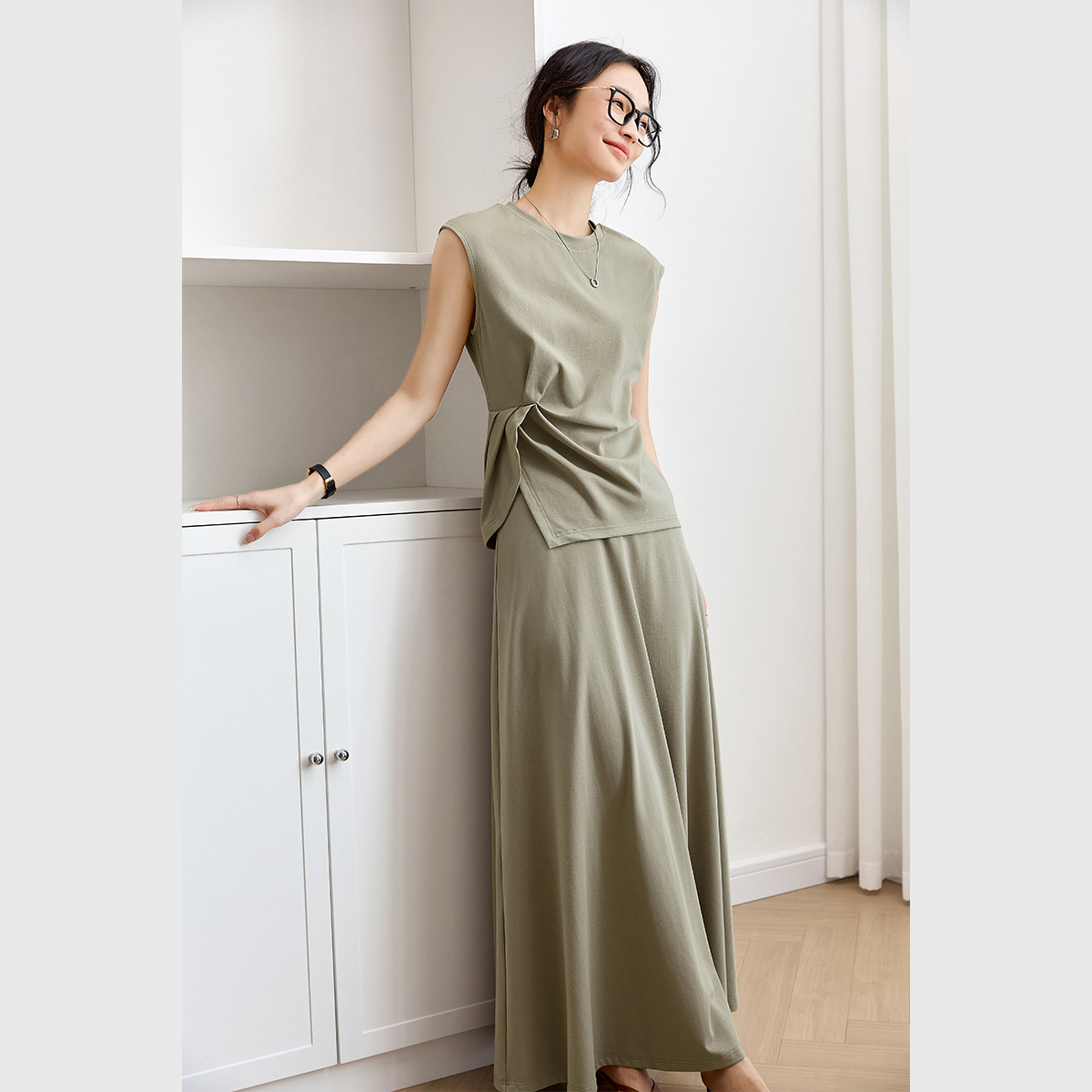 Slit Loose Casual Suit