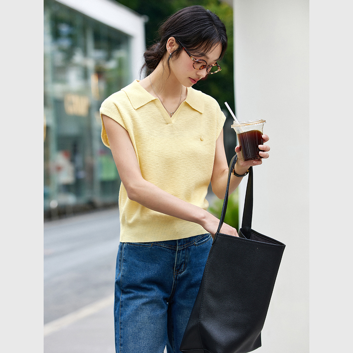 Casual Sleeveless Sweater