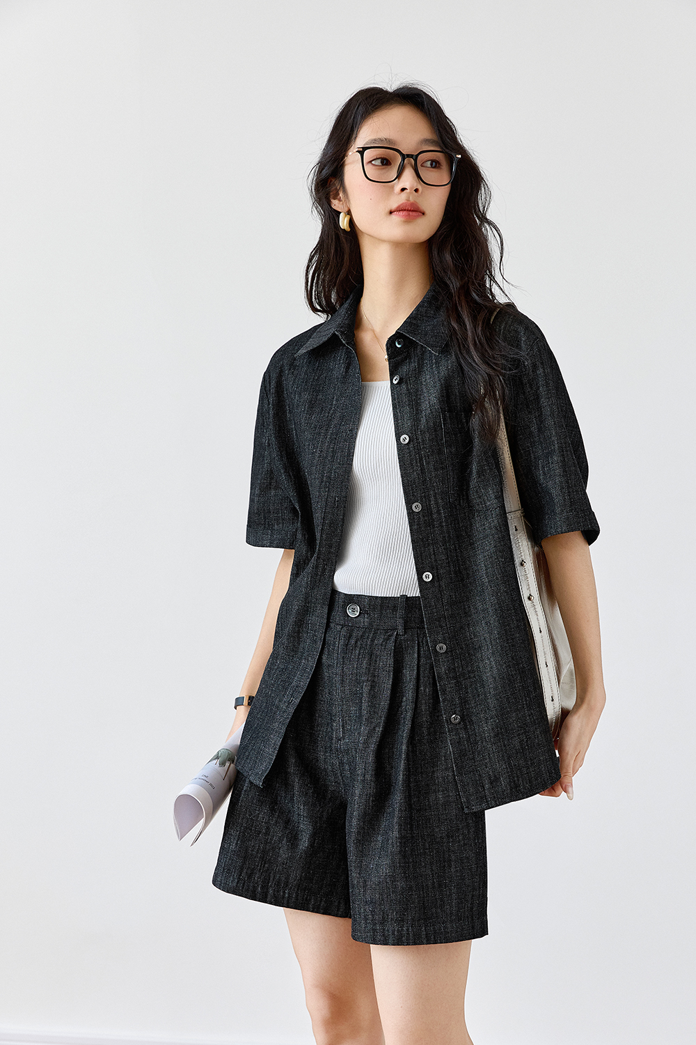 100% Cotton Casual Denim Suit-VIMLYSTORE