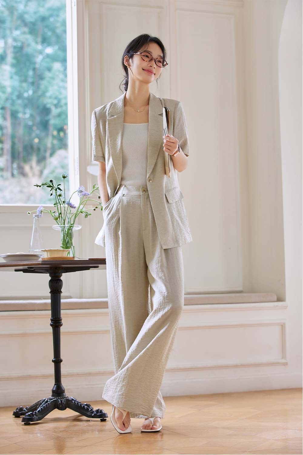 Casual Blazer Commuter Suit