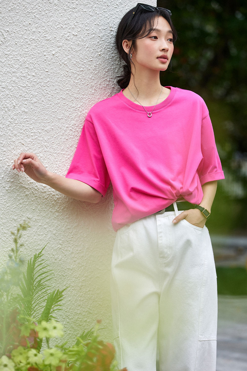 Solid Color Loose T-Shirt