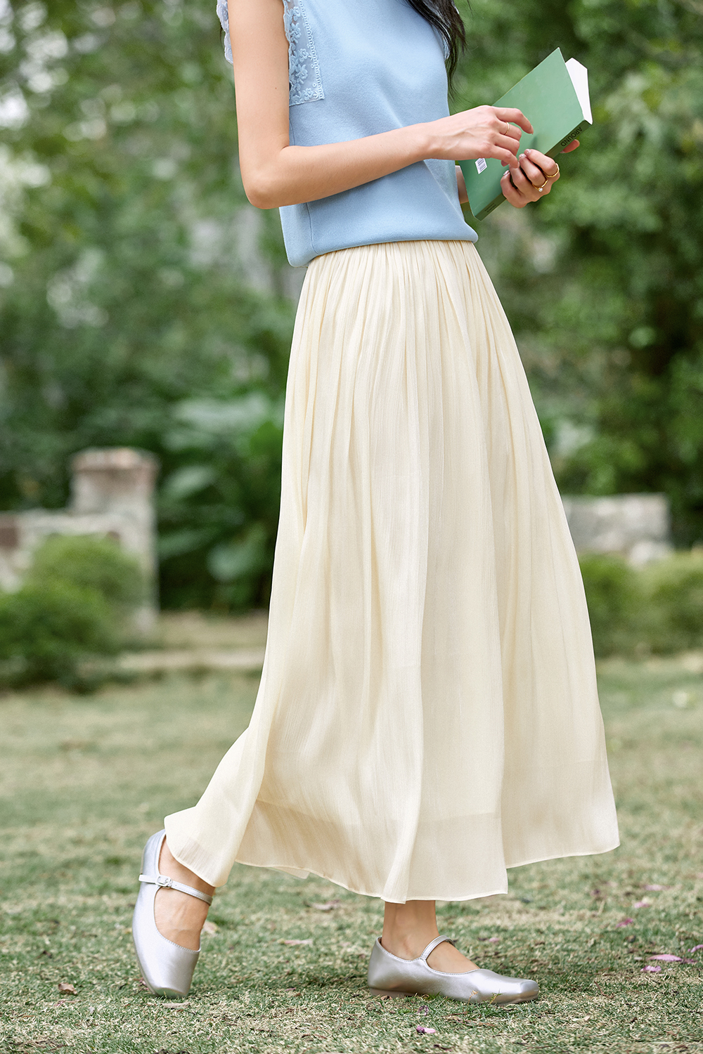 Lightweight And Flowing Loose Skirt-VIMLYSTORE