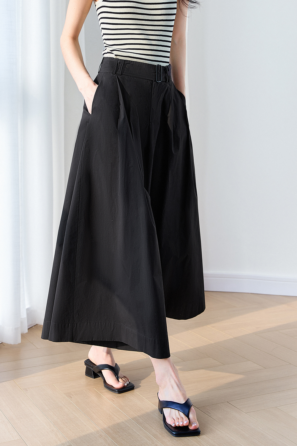 100% Cotton Loose Skirt Pants