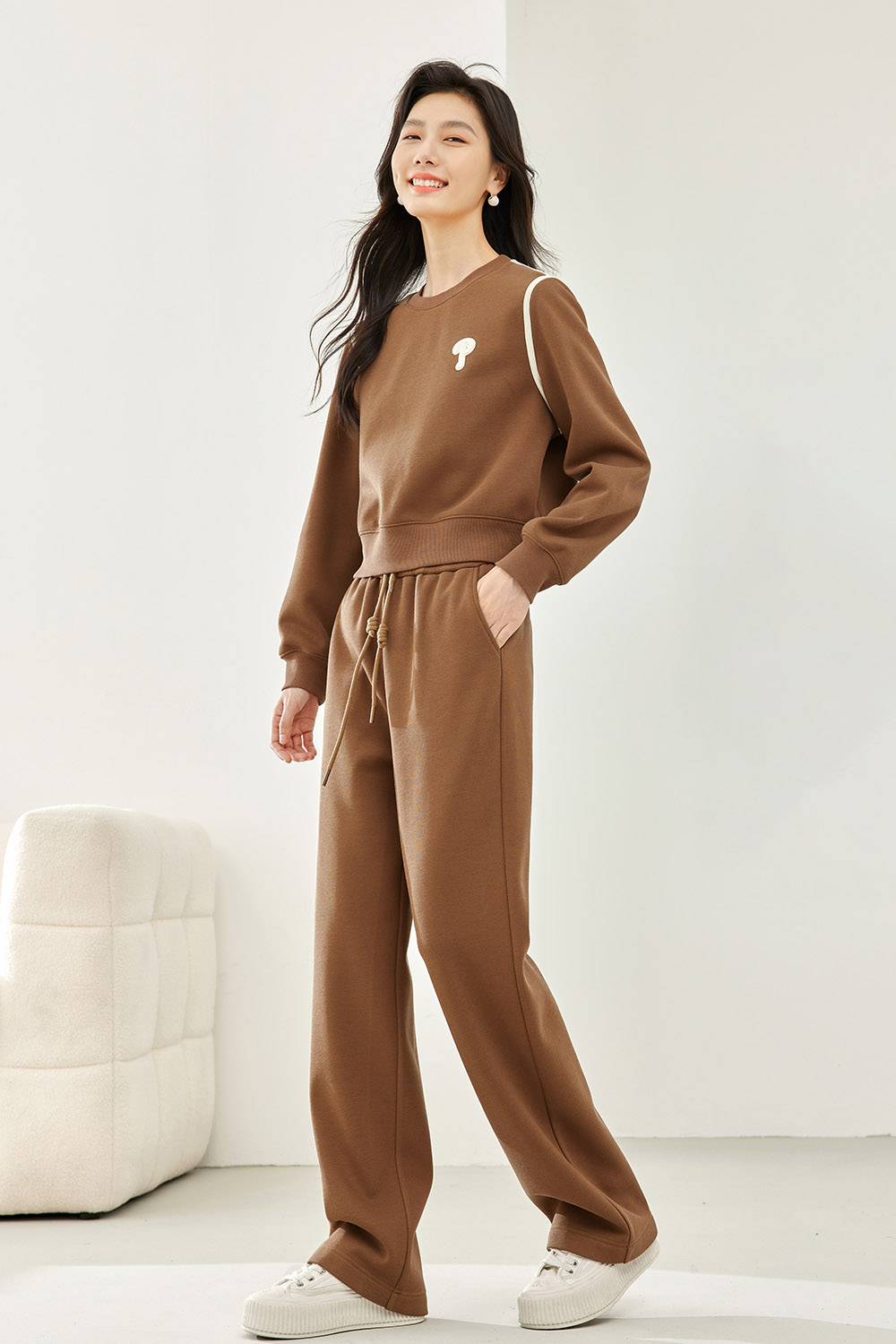 Lightweight Velvet Casual Set