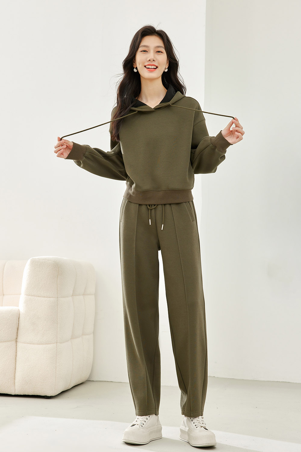 Thick Casual Two-Piece Set