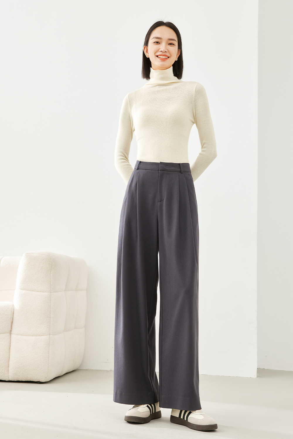 Autumn and winter suit pants-VIMLYSTORE